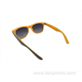 High-quality two-tone framed sunglasses